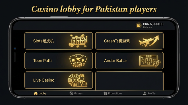 Lobby view of 6wgame for Pakistan users - 4